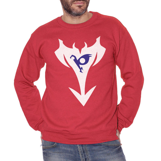 Maroon Felpa Girocollo Hurricane Polymar Symbol Anime Anni 80 - Simbolo Cartoni Animati Giappone - Cartoon Choose ur Color CucShop