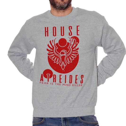 Firebrick Felpa Girocollo House Atreides Dune Film anni 80 - Movie Choose ur Color CucShop