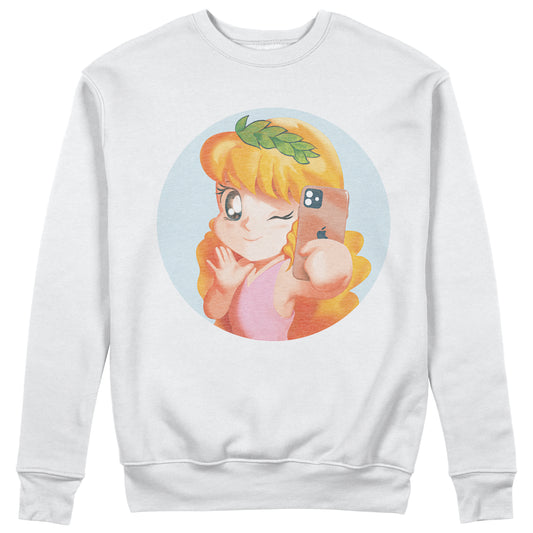 Felpa Girocollo - SELFIE -Pollon Combinaguai- #chooseurcolor - CUC chooseurcolor