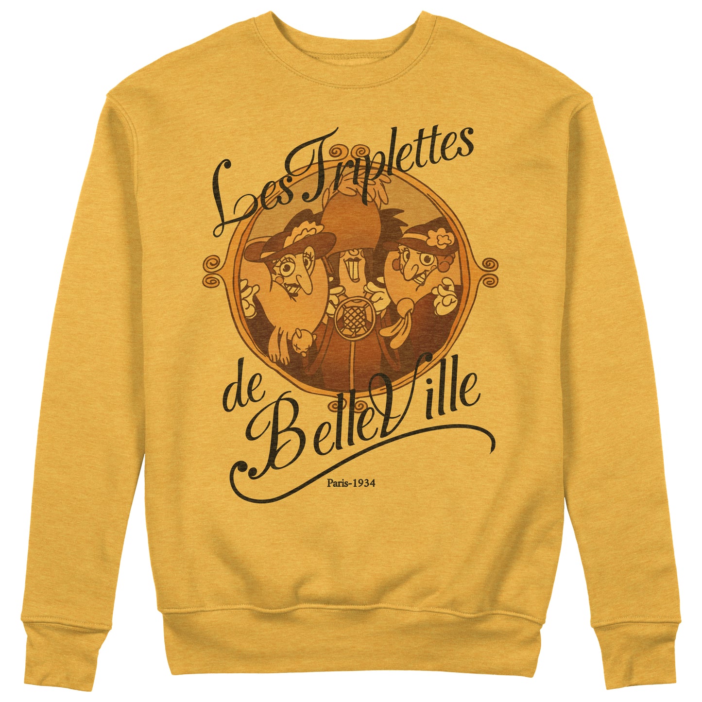 Felpa Girocollo LTDB - Les Triplettes de Belleville- Film Francese - #chooseurcolor - CUC chooseurcolor