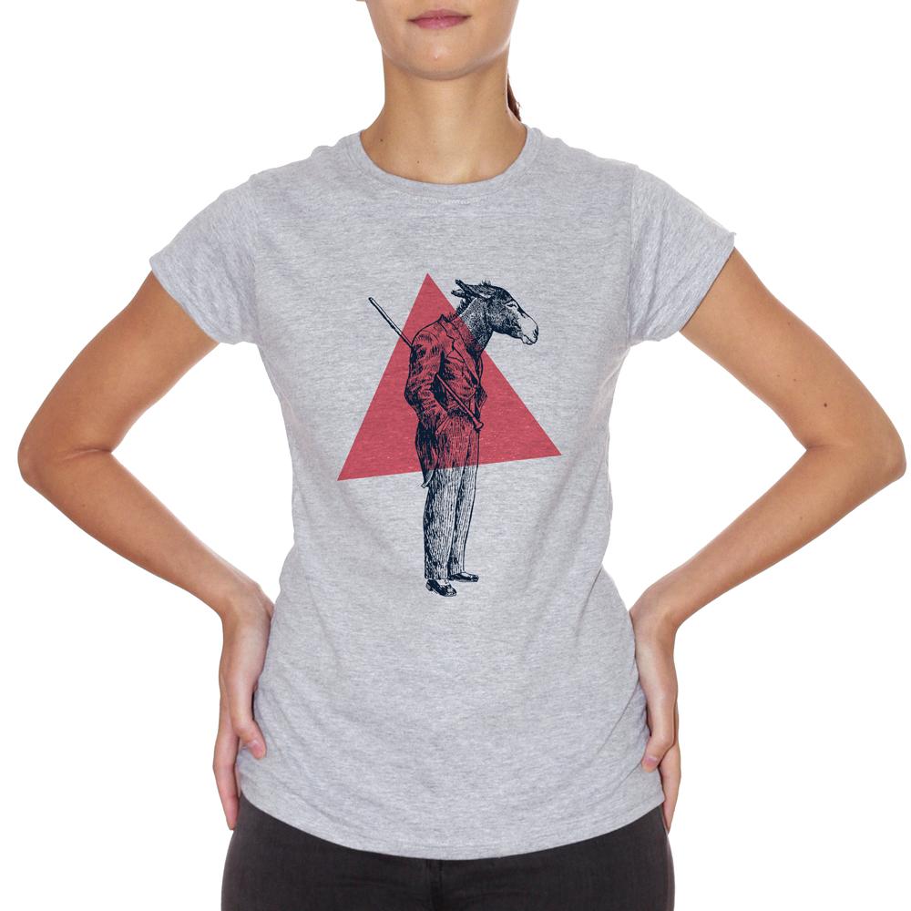 Snow T-Shirt Antropomorphic Animals Donkey - SOCIAL Choose ur color CucShop