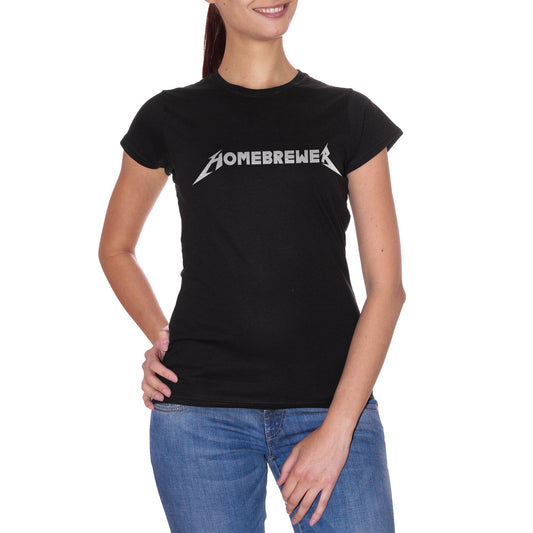 Black T-Shirt Homebrewer | Amanti Della Birra Artigianale Fatta In Casa | Scritta Divertente Per Chi Ama La Birra - DIVERTENTE CucShop