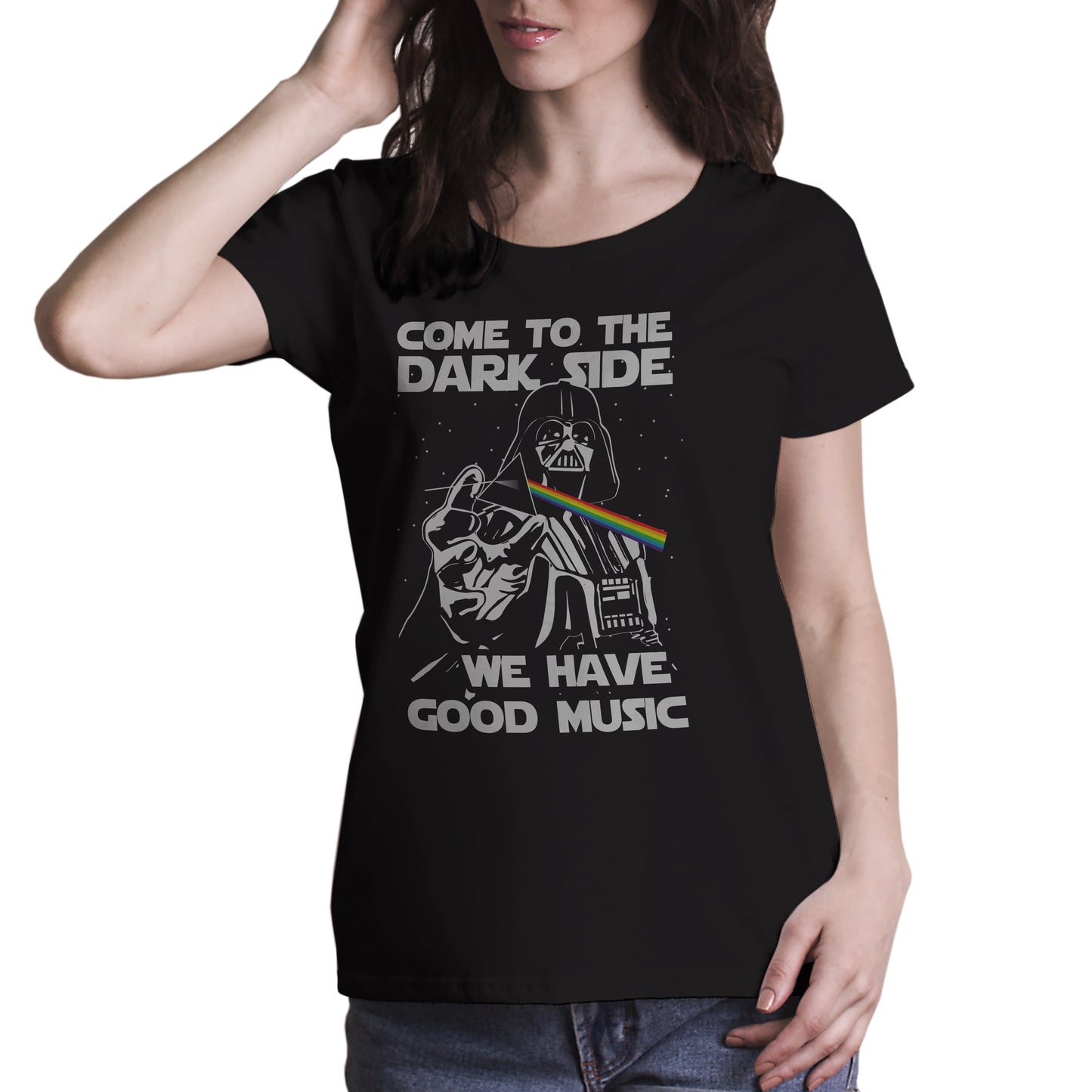 Black T-Shirt Come to the Dark Side - Darth Vader - Film cult & Good Music - Chooseurcolor CucShop