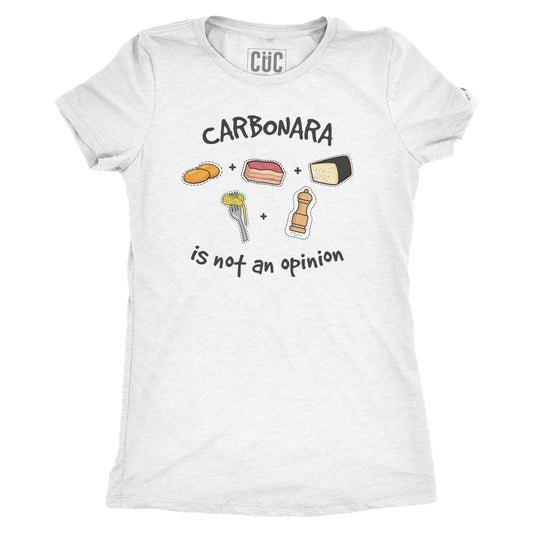 T-Shirt Carbonara - Ingrediente per fare una perfetta pasta - MUSIC Choose ur color - CUC chooseurcolor
