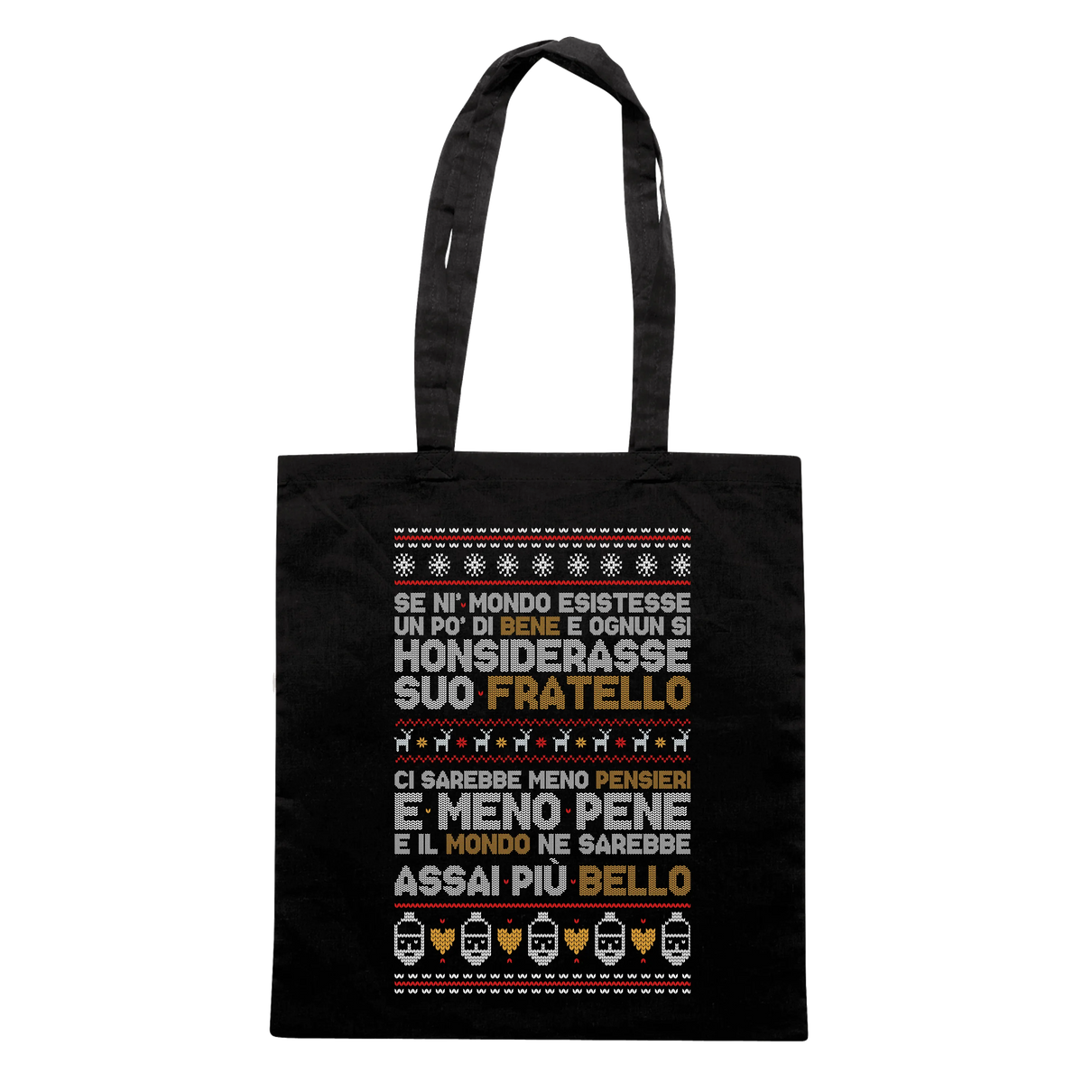 CUC SHOPPER Poesia Natalizia - PERSONAGGI FAMOSI - Natale - Patchani -  #chooseurcolor