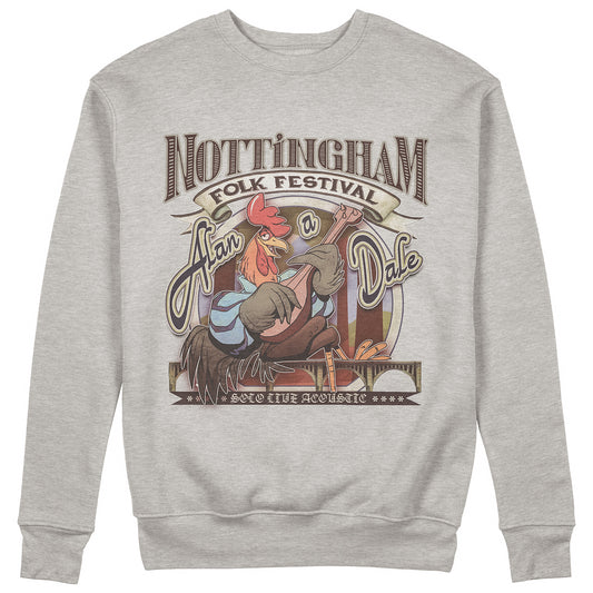 CUC Felpa Girocollo NOTTINGHAM Folk Festival - Cantagallo - Robin Hood   Unisex #chooseurcolor