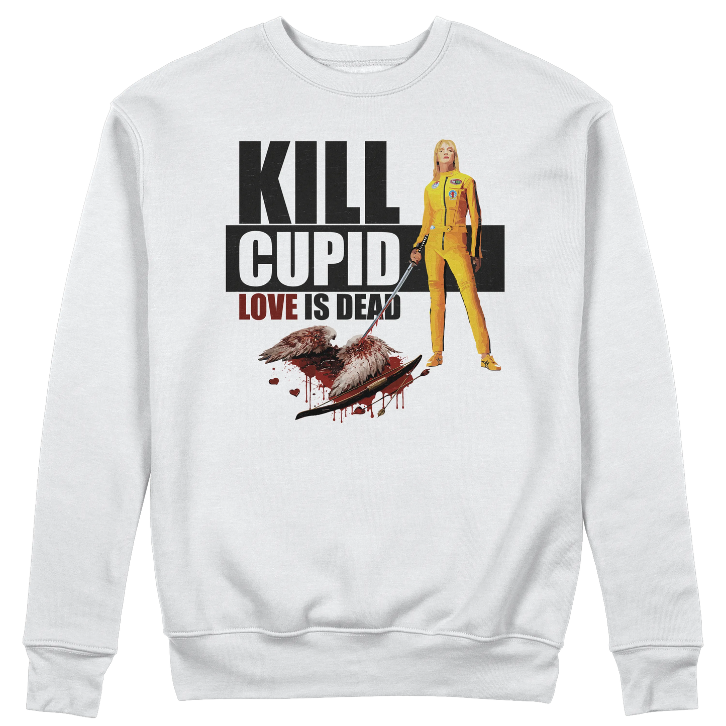CUC GIROCOLLO Kill Cupid -  Unisex - FILM - SAN VALENTINO - Love is Dead - Parodia - Kill Bill - Tarantino -  #chooseurcolor