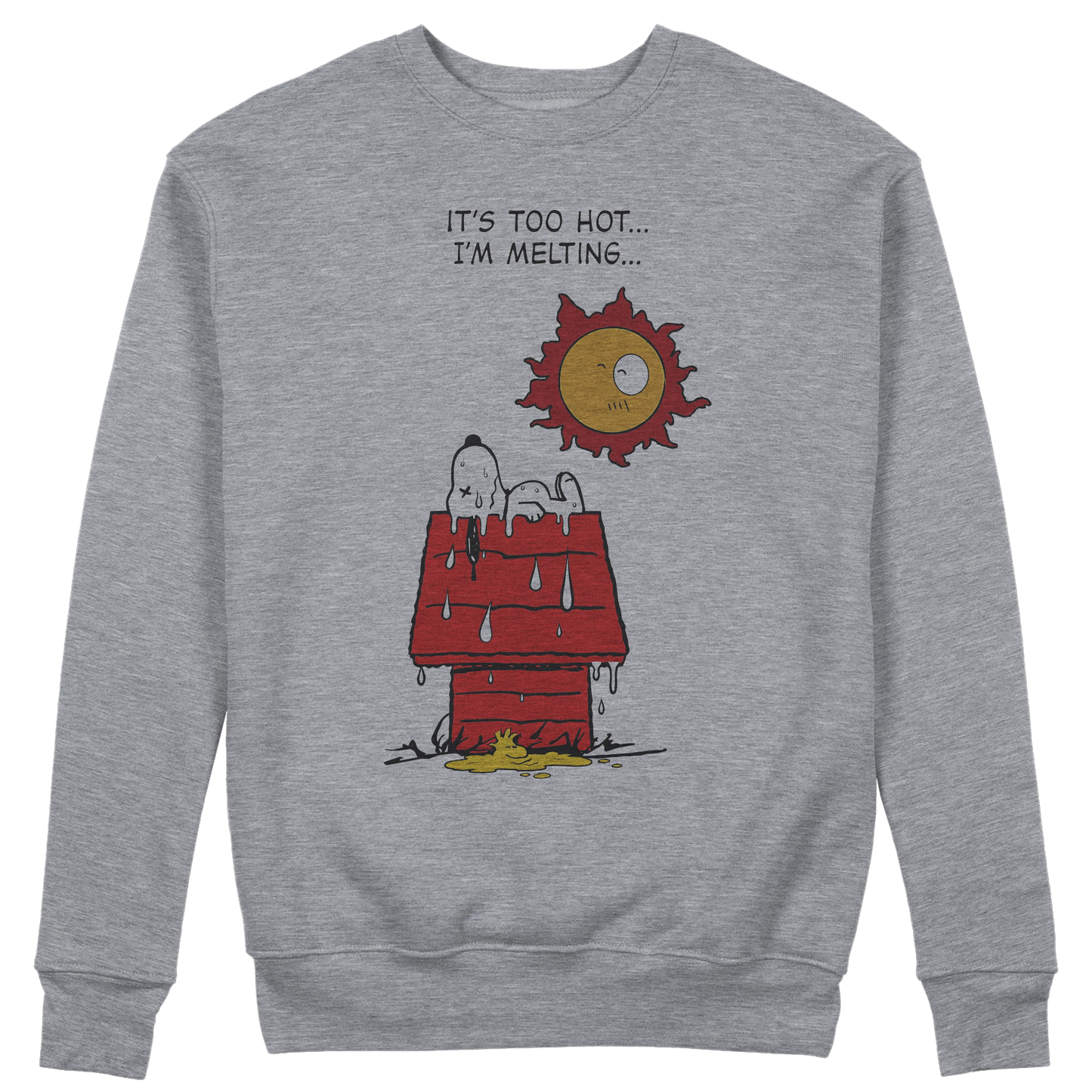 CUC GIROCOLLO Melting Snoopy - Pollon Crossover -  Unisex - Estate - Caldo - Cambiamento Climatico - Divertente -  #chooseurcolor