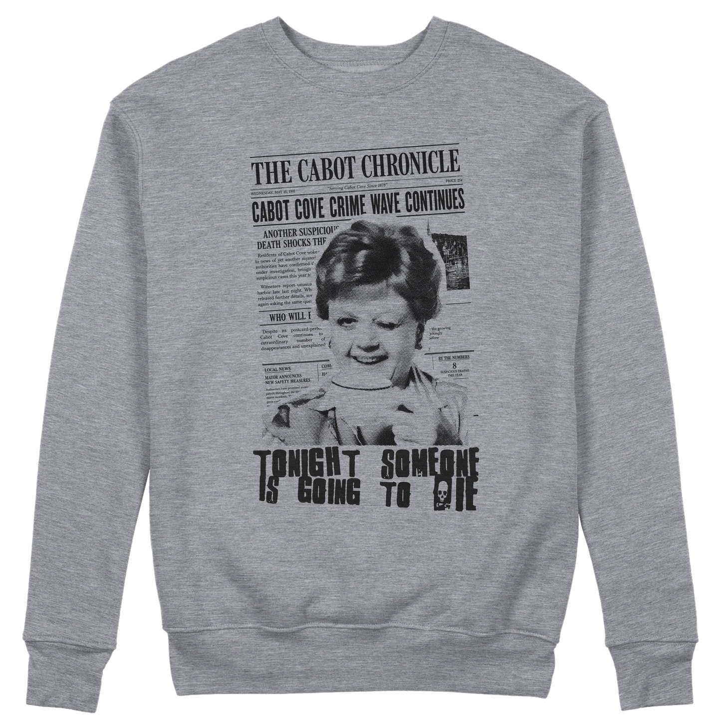 CUC GIROCOLLO JESSICA TONIGHT SOMEONE IS GOING TO DIE -  Unisex - PERSONAGGI FAMOSI - SERIE TV - Jessica Fletcher - Divertente - Cabot Cove - La signora in giallo -  #chooseurcolor