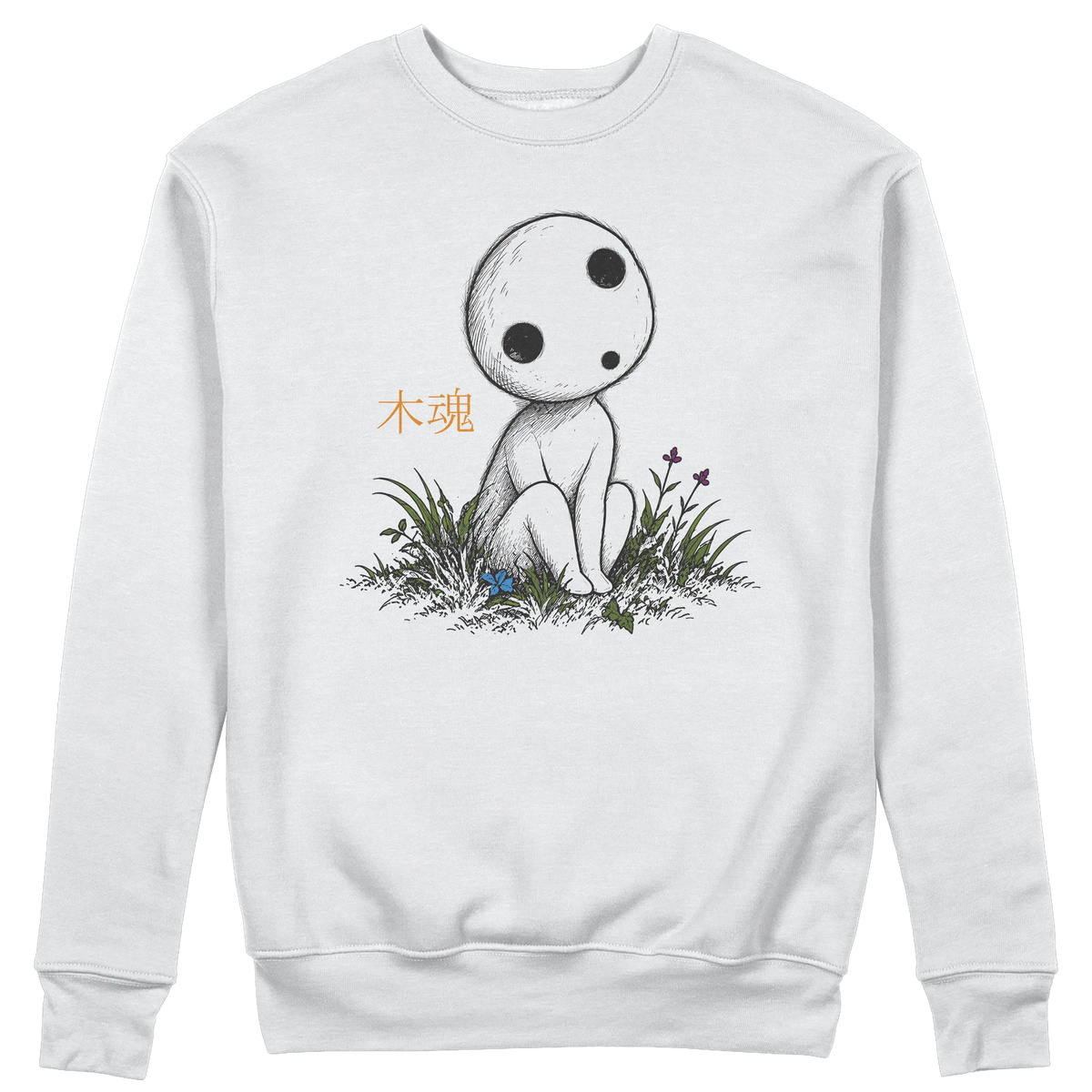 CUC GIROCOLLO KODAMA Spirito degli alberi -  Unisex - ANIME MANGA - PERSONAGGI FAMOSI - Giappone - Folklore -  #chooseurcolor