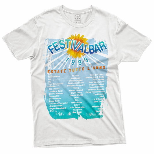 CUC T-Shirt  FESTIVAL 93 - Estate Italiana 1993 - #chooseurcolor