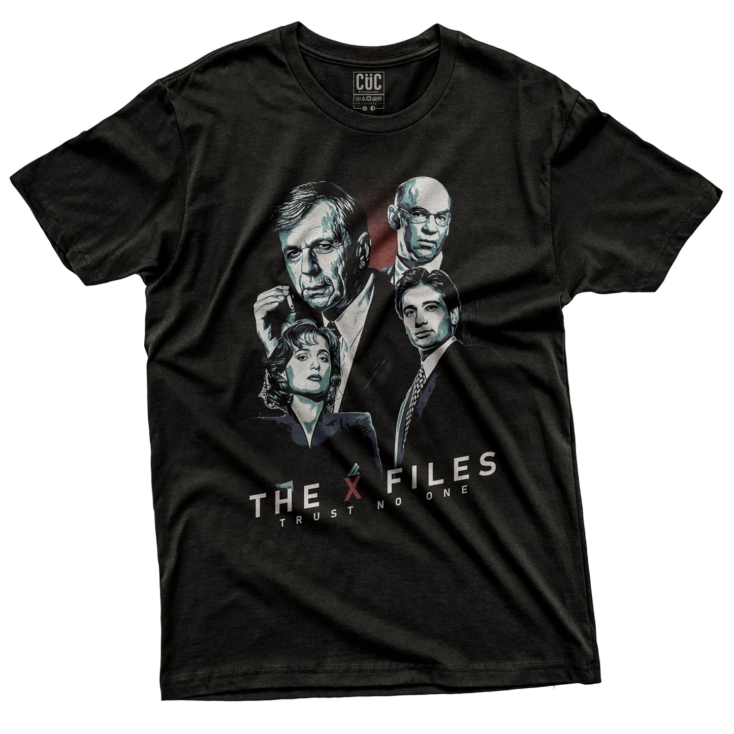 CUC T-Shirt X FILES - Serie TV - Cult - Trust no one #chooseurcolor