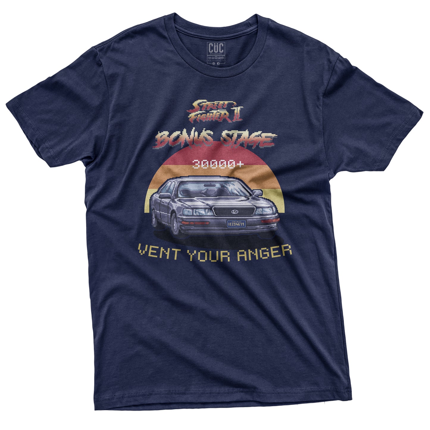 CUC T-Shirt SF 2 CAR - Street Fighter - Retro Games  #chooseurcolor - CUC chooseurcolor