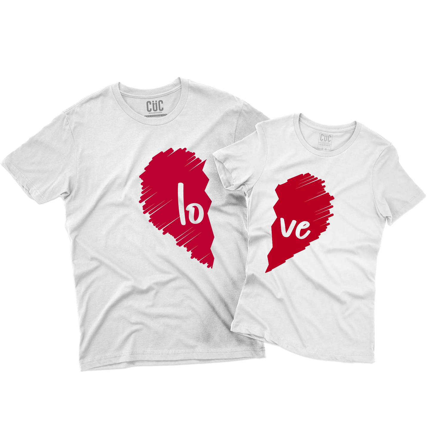 CUC T-SHIRT SAN VALENTINO LOVE - REGALO PER COPPIA -  #chooseurcolor