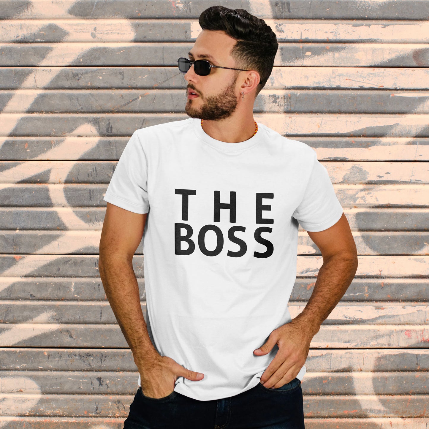 CUC T-SHIRT SAN VALENTINO THE BOSS - THE REAL BOSS - REGALO PER COPPIA -  #chooseurcolor