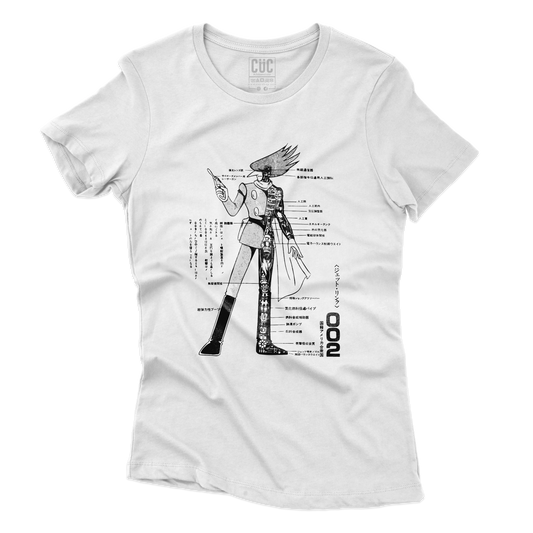 CUC T-SHIRT CYBORG 009 002 ANATOMY - ANIME MANGA #chooseurcolor