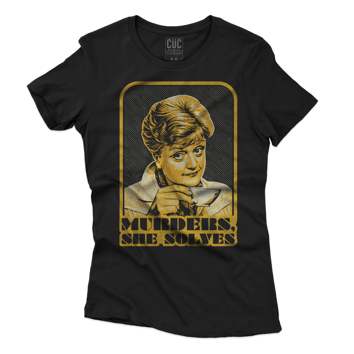 CUC T-SHIRT Murders She Solves - SERIE TV - PERSONAGGI FAMOSI - Jessica Fletcher - La signora in giallo - Cult -  #chooseurcolor