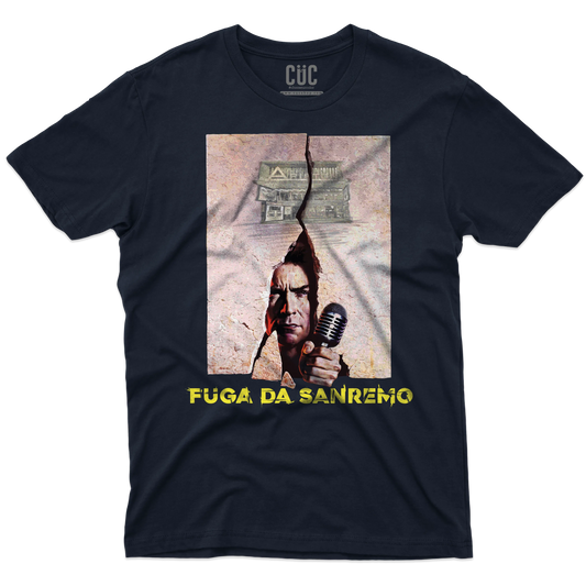 CUC T-SHIRT Fuga da Sanremo - FILM - MUSICA - Divertente - Festival - Parodia -  #chooseurcolor