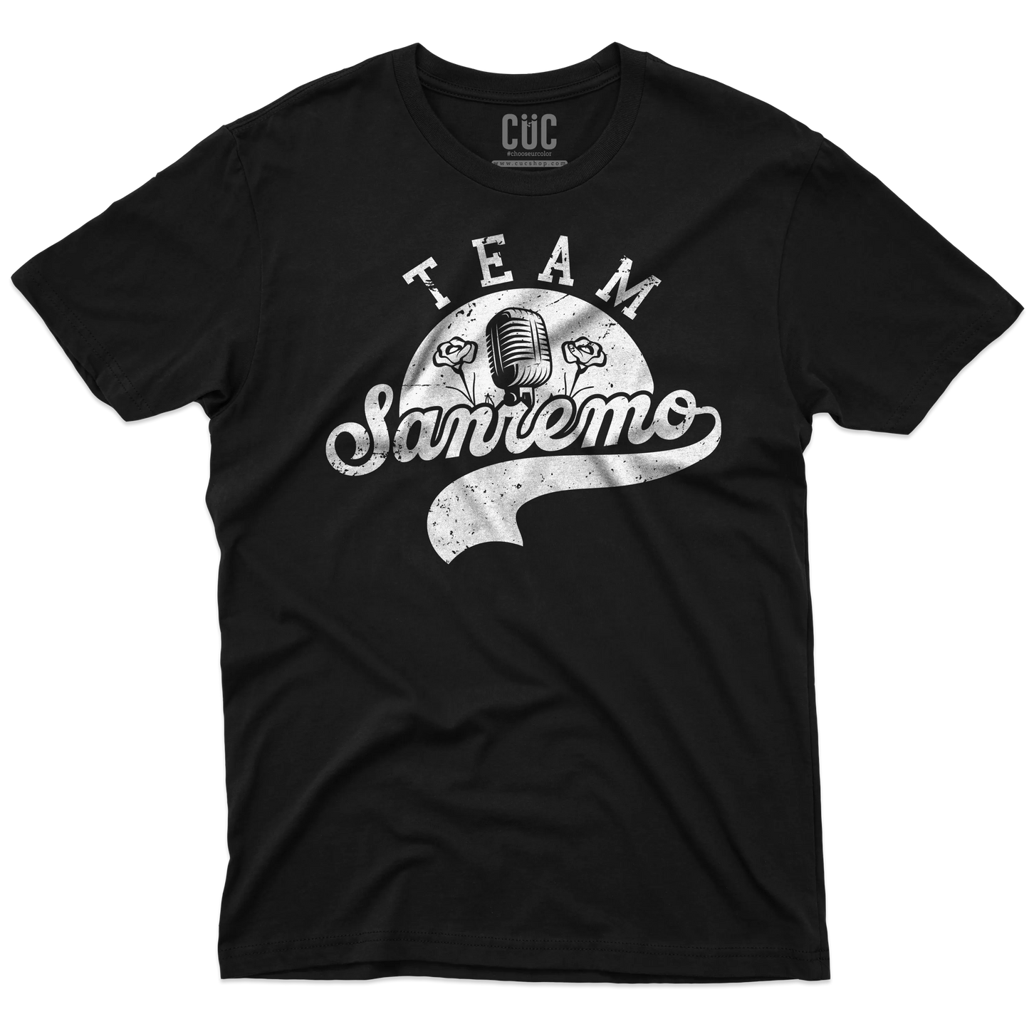 CUC T-SHIRT Team Sanremo - Musica - Festival delle canzone - TV - Divertente -  #chooseurcolor