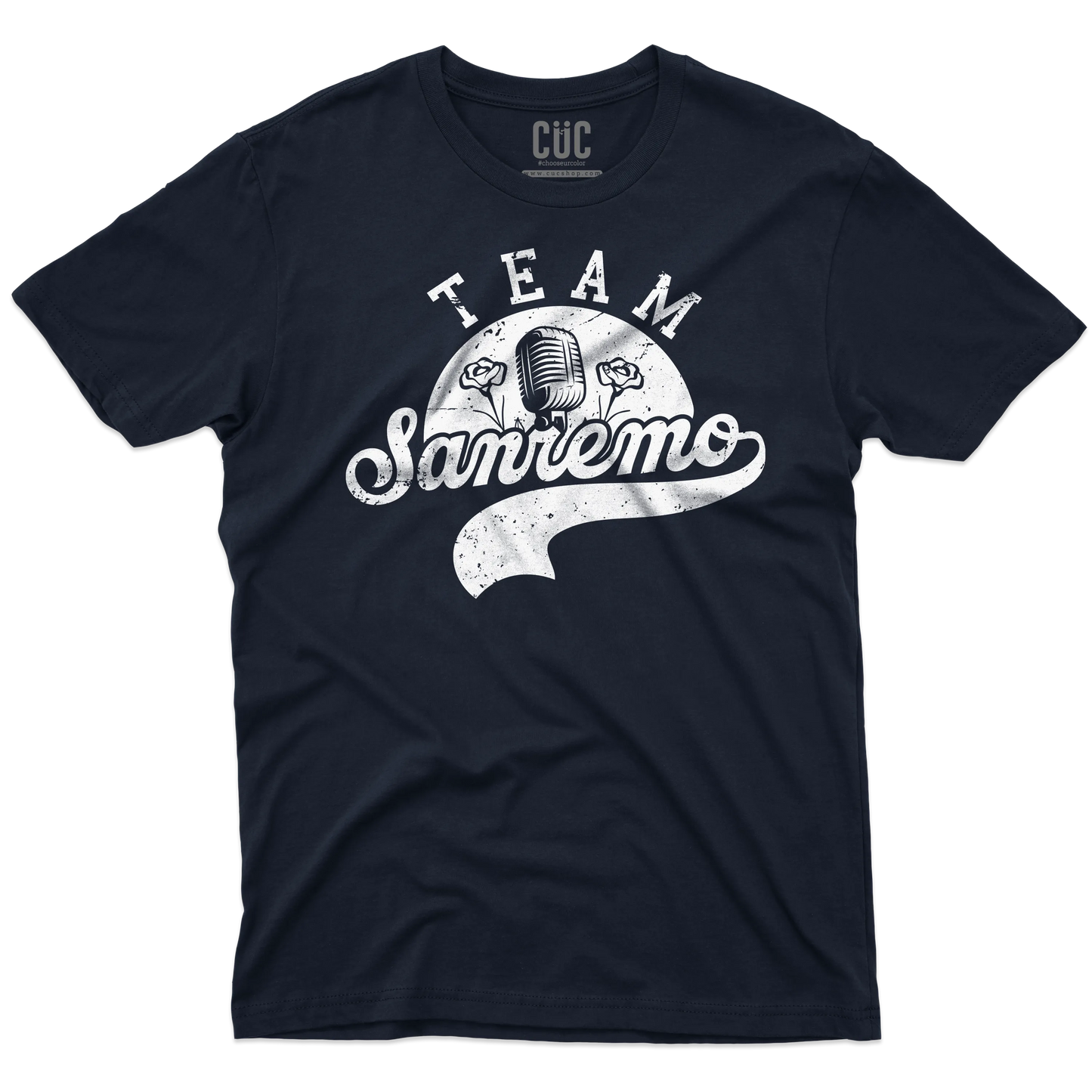 CUC T-SHIRT Team Sanremo - Musica - Festival delle canzone - TV - Divertente -  #chooseurcolor