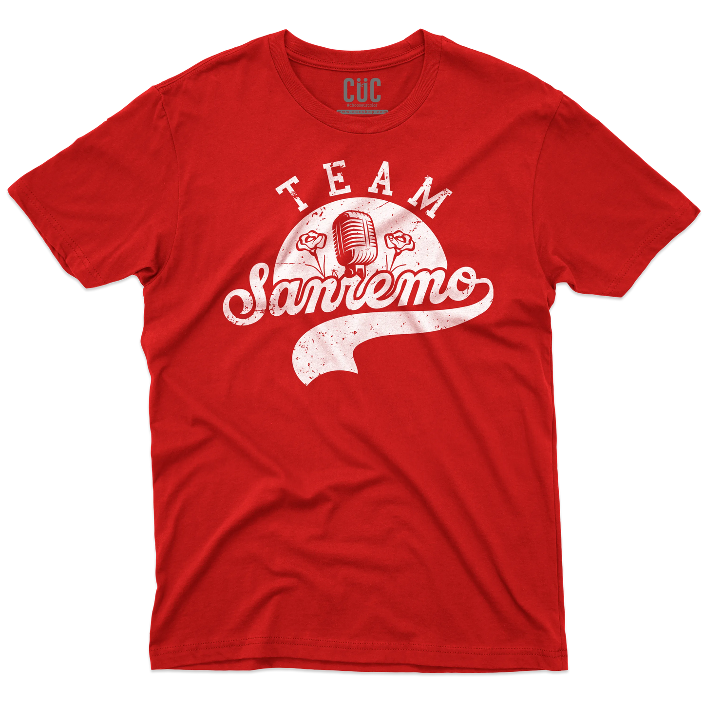 CUC T-SHIRT Team Sanremo - Musica - Festival delle canzone - TV - Divertente -  #chooseurcolor