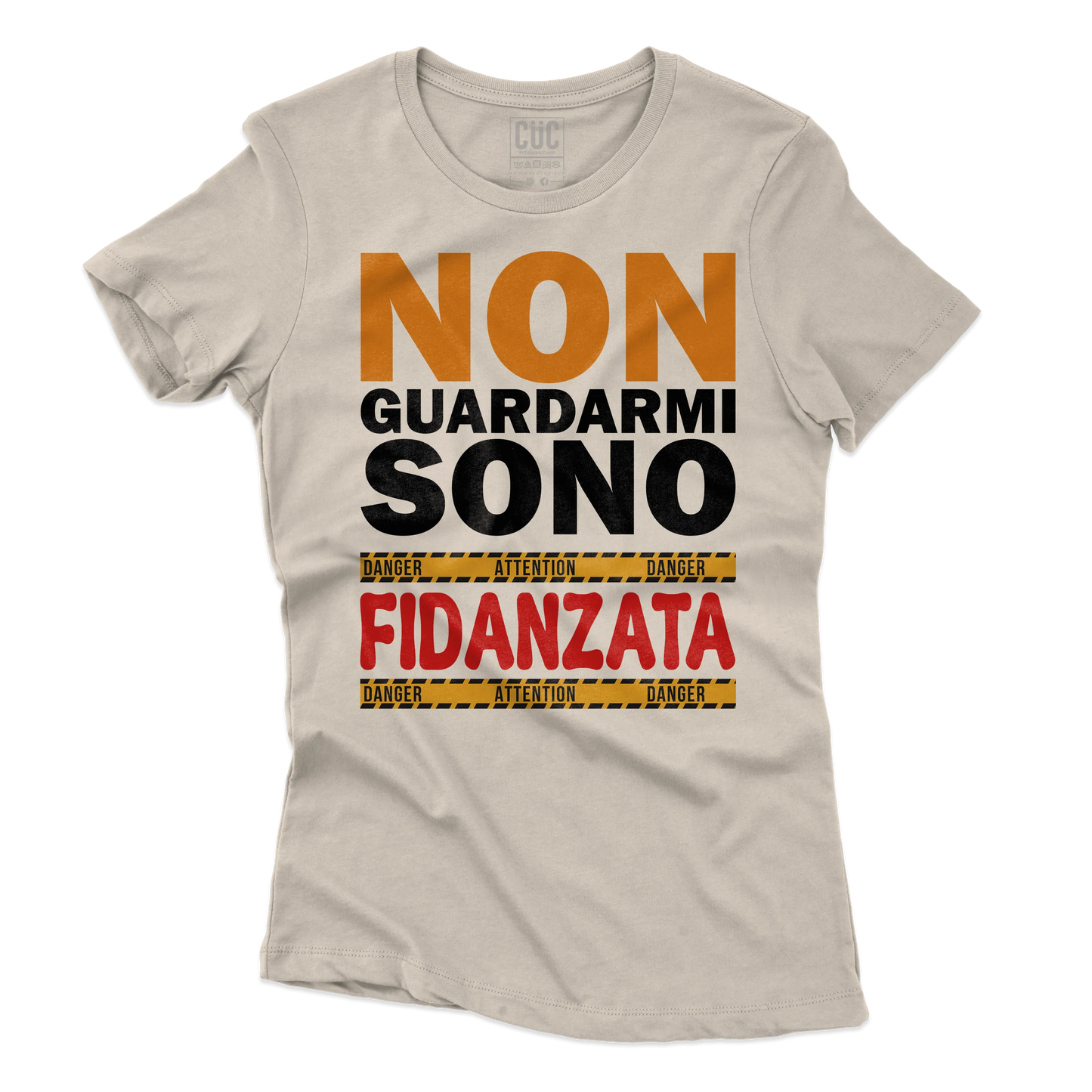 CUC T-SHIRT Non guardarmi sono fidanzata - SAN VALENTINO - Divertente - Regalo -  #chooseurcolor