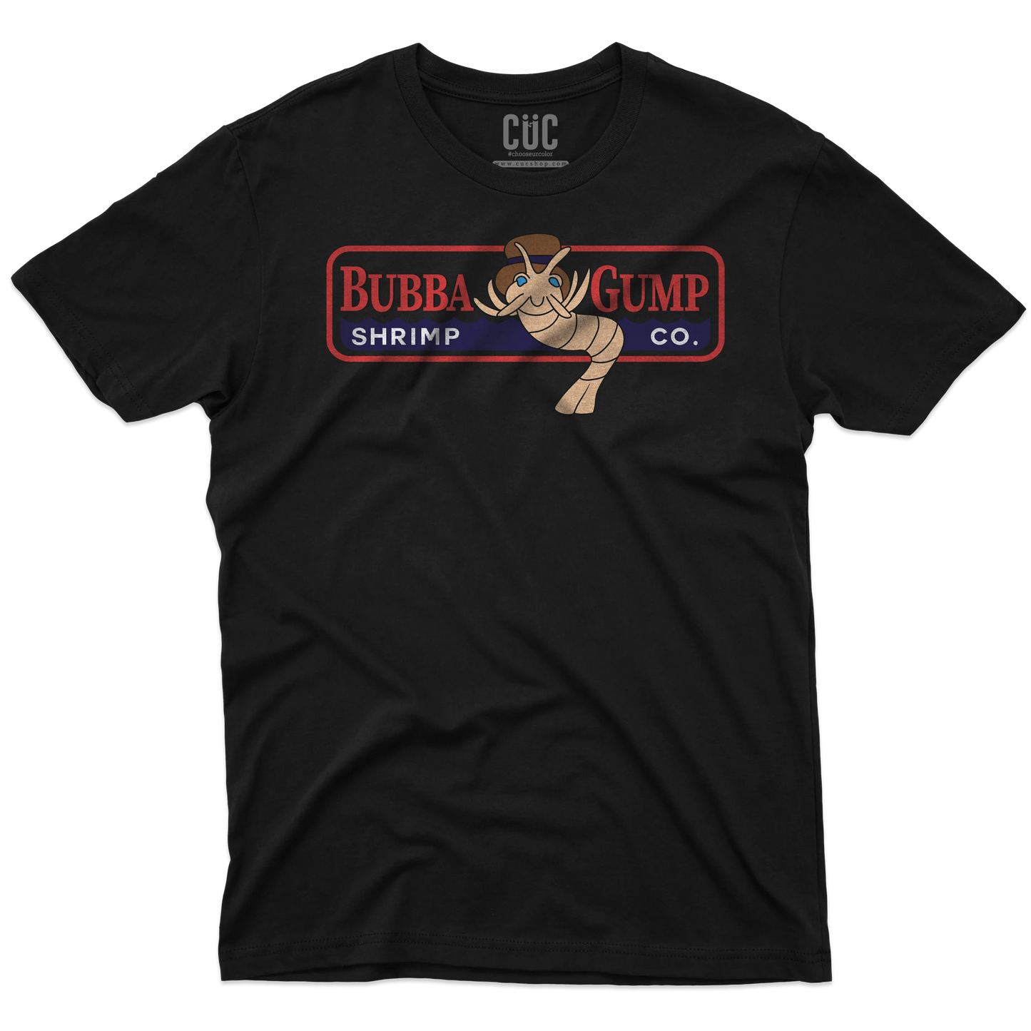 CUC T-SHIRT BUBBA GUMP GAMBERI - FILM - Shrimp - Forrest - Cult -  #chooseurcolor