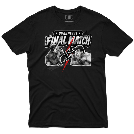 CUC T-SHIRT SPAGHETTI THE FINAL MATCH - FILM - PERSONAGGI FAMOSI - Divertente - Italian Style  -  #chooseurcolor