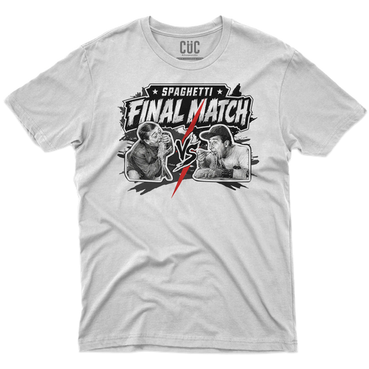 CUC T-SHIRT SPAGHETTI THE FINAL MATCH - FILM - PERSONAGGI FAMOSI - Divertente - Italian Style  -  #chooseurcolor