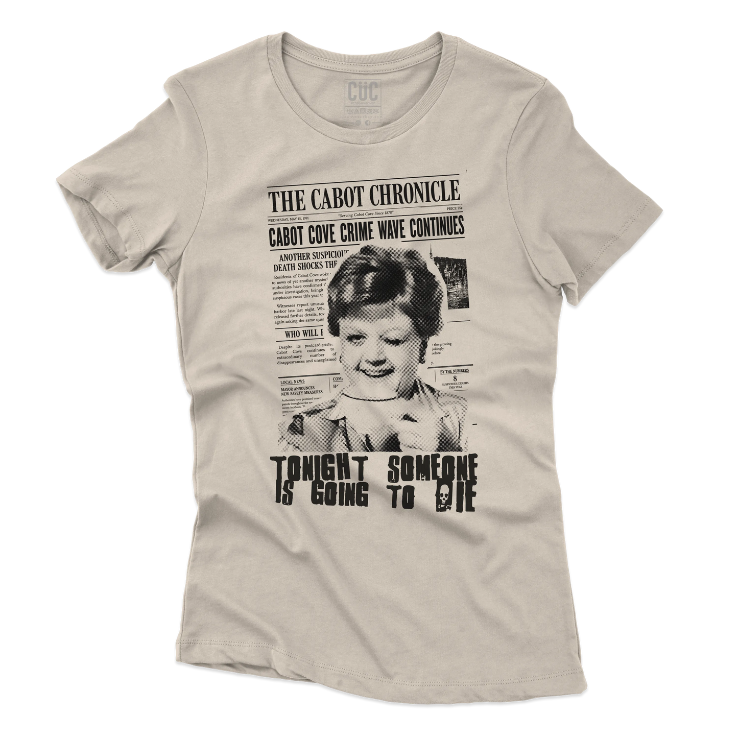 CUC T-SHIRT JESSICA TONIGHT SOMEONE IS GOING TO DIE - PERSONAGGI FAMOSI - SERIE TV - Jessica Fletcher - Divertente - Cabot Cove - La signora in giallo -  #chooseurcolor