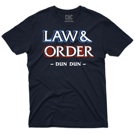 CUC T-SHIRT Sigla Law & Order - SERIE TV - Crime -  #chooseurcolor