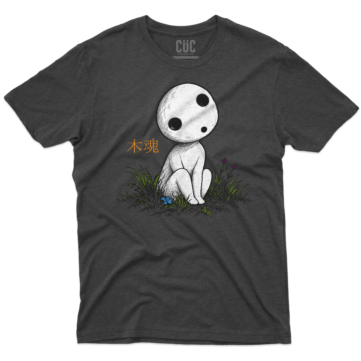 CUC T-SHIRT KODAMA Spirito degli alberi - ANIME MANGA - PERSONAGGI FAMOSI - Giappone - Folklore -  #chooseurcolor