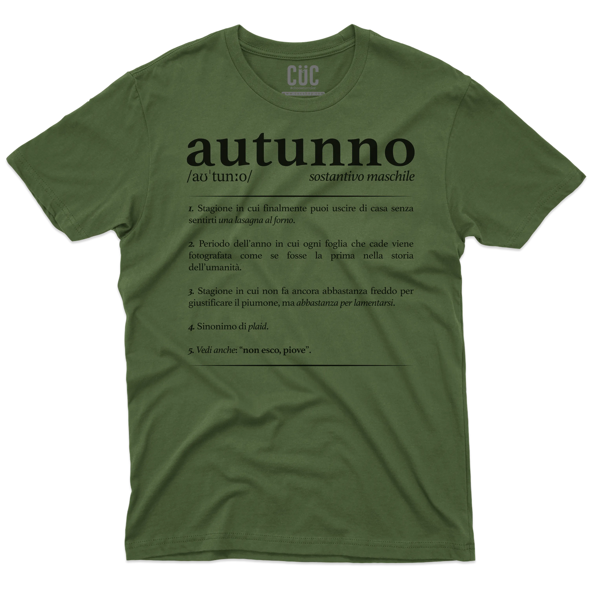 CUC T-SHIRT Definizione Autunno - AUTUNNO - Divertente -  #chooseurcolor