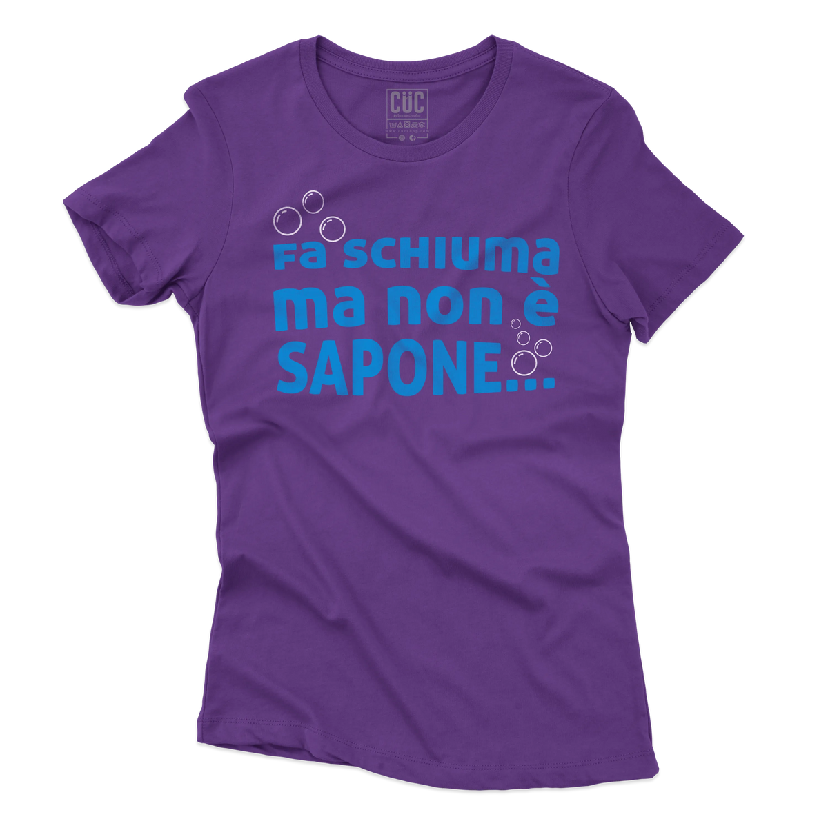 CUC T-SHIRT Fa schiuma ma non è sapone - PERSONAGGI FAMOSI - Cult - Programmi TV -  #chooseurcolor