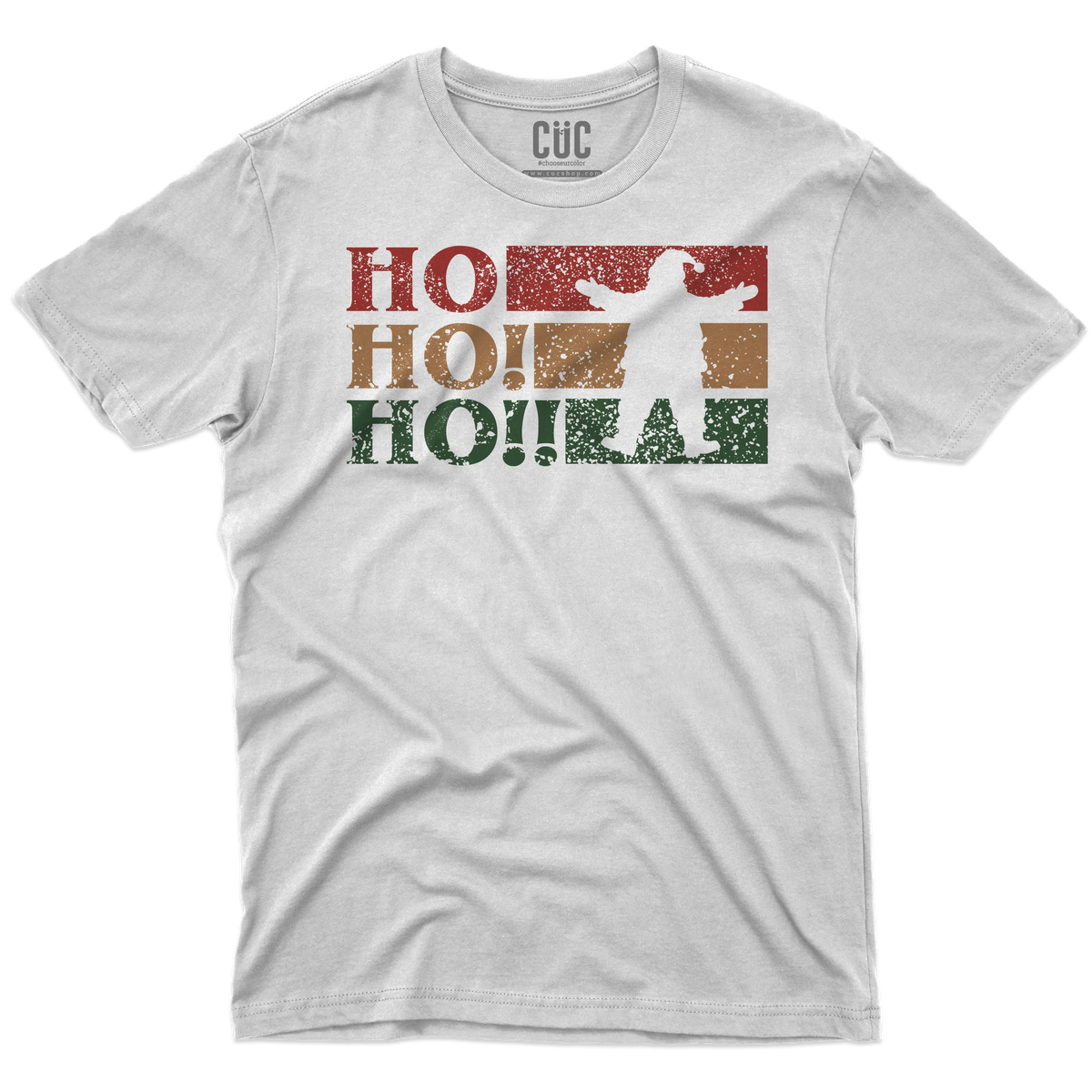 CUC T-SHIRT HO HO HO - NATALE - BABBO NATALE - Urban Style -  #chooseurcolor