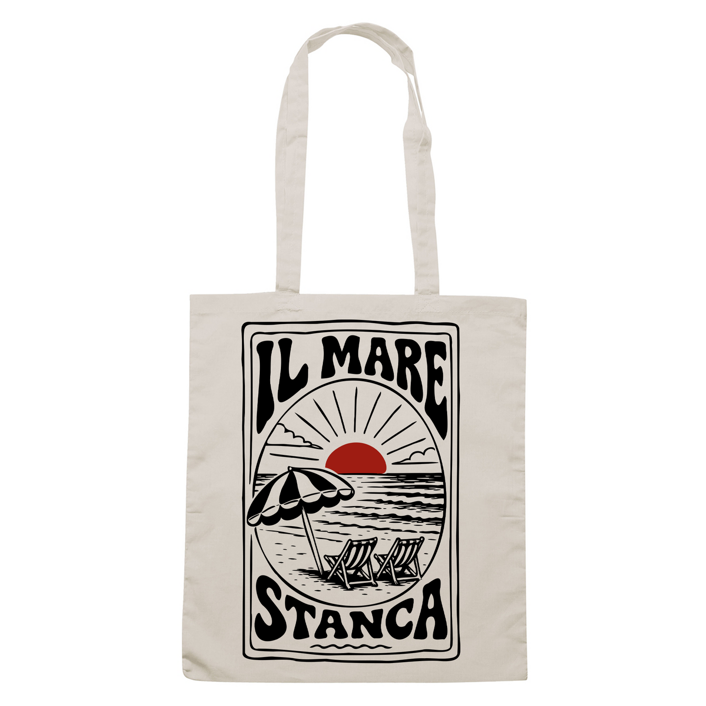 SHOPPER CUC Il Mare Stanca detti popolari surf estate regalo divertente Sabbia M [IMGKEY:SAN:M:1]