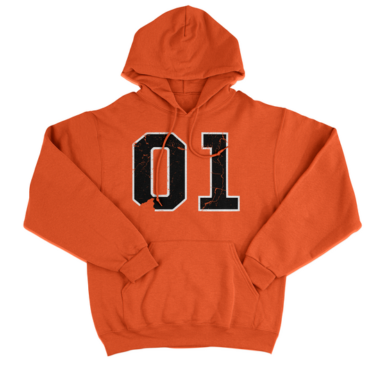 FELPA CAPPUCCIO CUC Generale Lee 01 hazzard Arancione M [IMGKEY:ORA:M:1]