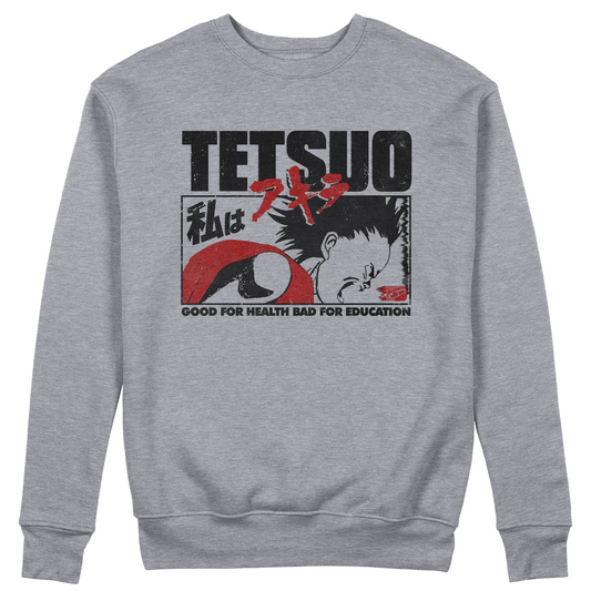 FELPA GIROCOLLO CUC Io Sono Tetsuo Anime Manga Cult Pop colture Cyberpunk Akira Grigio M [IMGKEY:GRE:M:1]