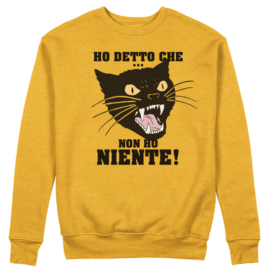 FELPA GIROCOLLO CUC ti ho detto che non ho niente divertente regalo YEL M [IMGKEY:YEL:M:1]