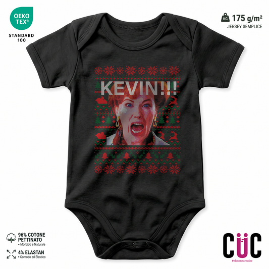 BODY BAMBINO KEVIN Mamma ho perso l'aereo Nera M [IMGKEY:BLA:M:1]