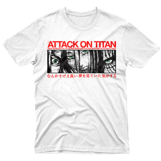 T-SHIRT Eren’s Long Dream anime manga cult AOT attack on titan Bianca #chooseurcolor