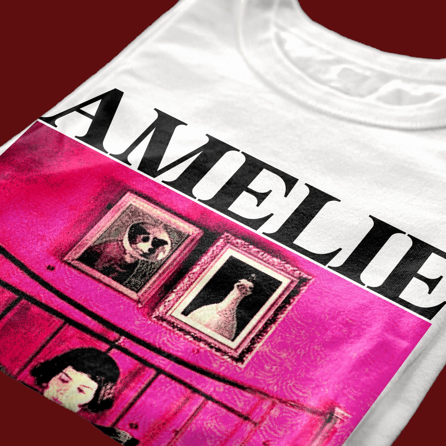 T-SHIRT AMELIE film cult oggi sembrano tutte uscite da una fotocopiatrice Bianca #chooseurcolor