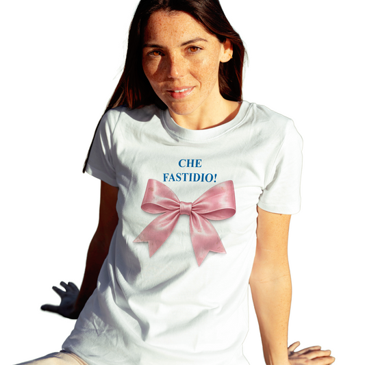 T-SHIRT SANREMO 2026 Che fastidio Dito Bianca #chooseurcolor