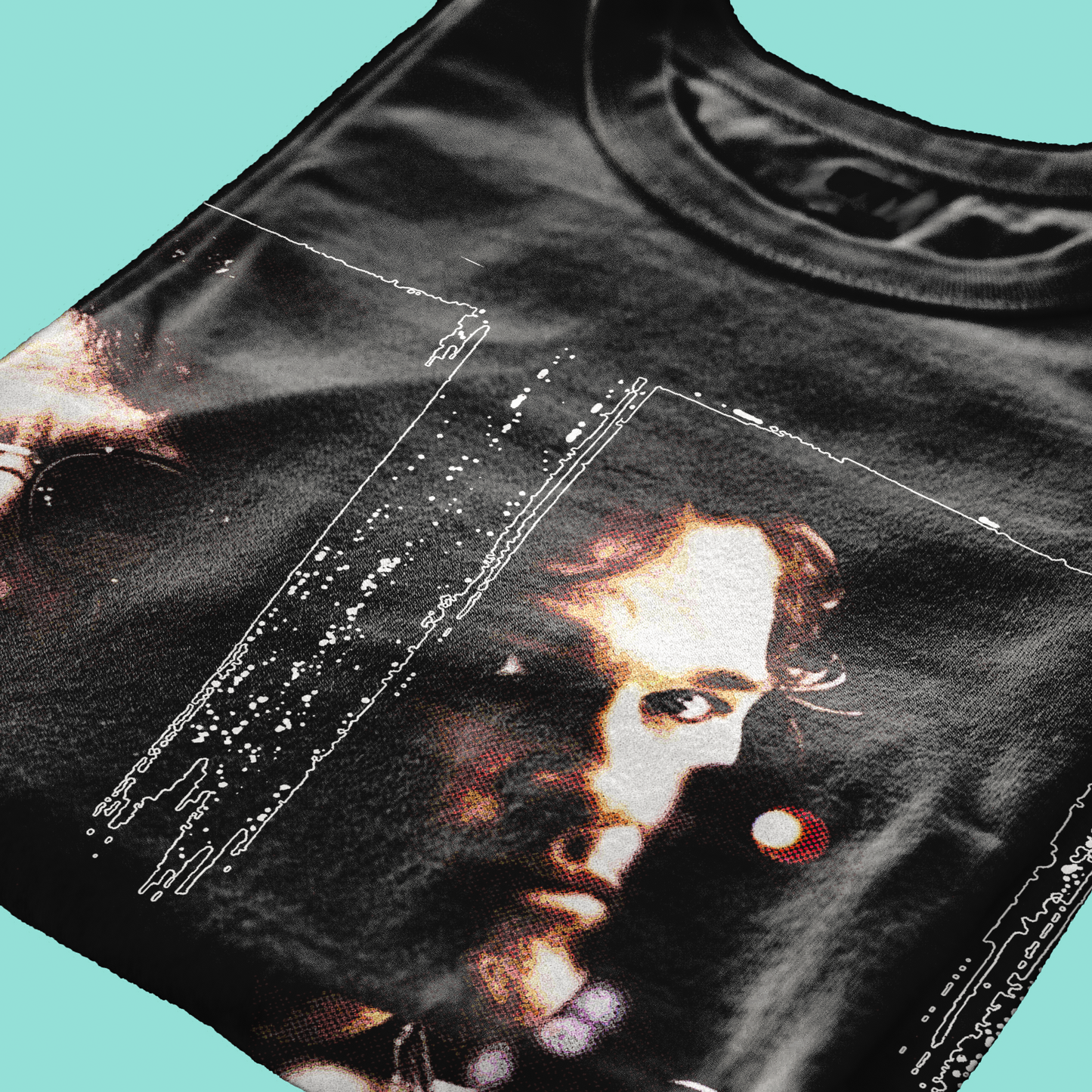 T-SHIRT CUC TANGO & CASH Cult Film Anni 90 vintage Stallone e Russell Nera M [IMGKEY:BLA:M:4]