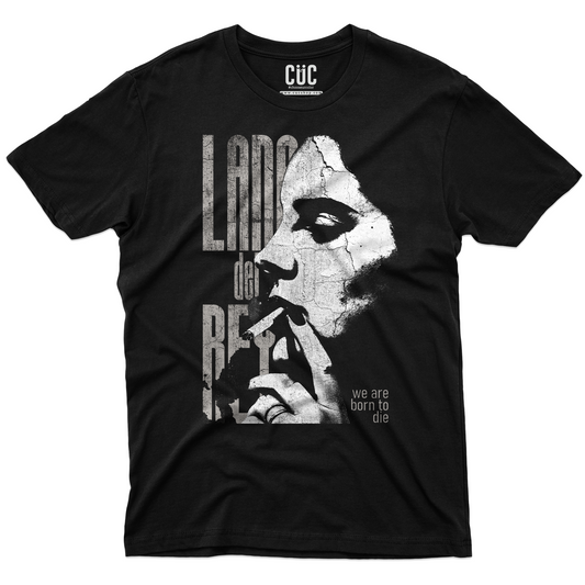 T-SHIRT CUC We Are Bor To Die Lana indie rock queen Nera M [IMGKEY:BLA:M:1]