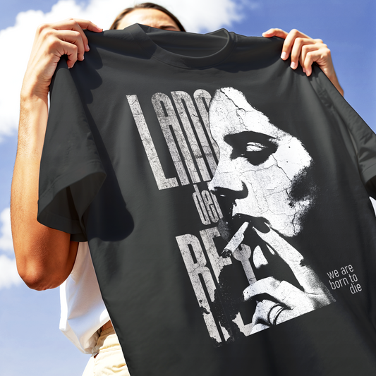 T-SHIRT CUC We Are Bor To Die Lana indie rock queen Nera M [IMGKEY:BLA:M:2]