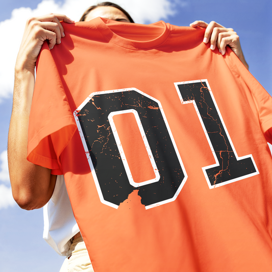 T-SHIRT CUC Generale Lee 01 hazzard Arancione M [IMGKEY:ORA:M:2]