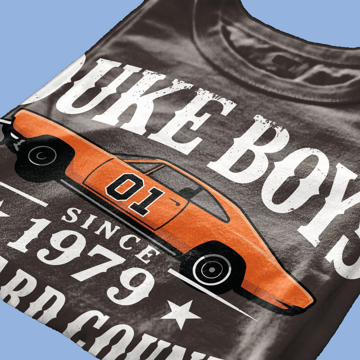 T-SHIRT CUC DUKE BOYS bo & Luke Generale Lee Marrone M [IMGKEY:DAC:M:4]