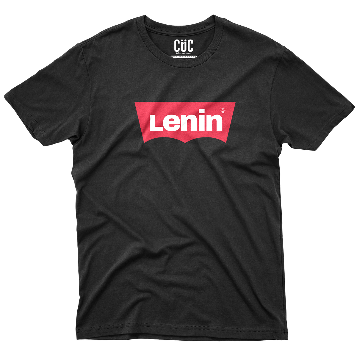T-SHIRT CUC Lenin like jeans comunismo Nera M [IMGKEY:BLA:M:1]