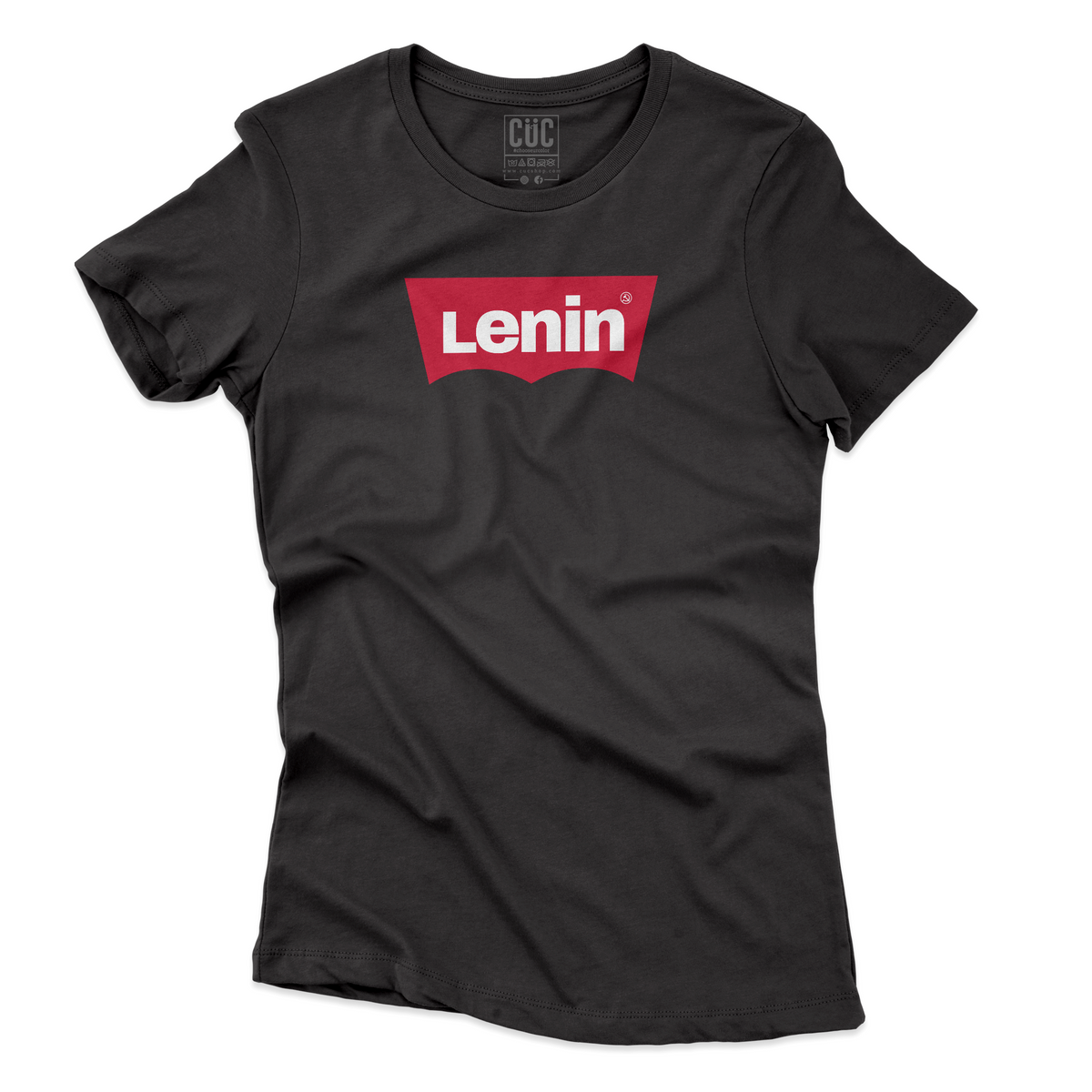 T-SHIRT CUC Lenin like jeans comunismo Nera W [IMGKEY:BLA:W:3]